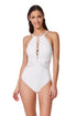 Profile by Gottex Skyfall Textured High Neck One Piece